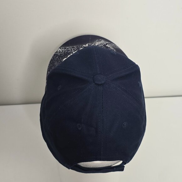 Alaska The Last Frontier Sled Dogs Graphic Blue Hat Cap Souvenir Arctic Circle - Picture 6 of 9